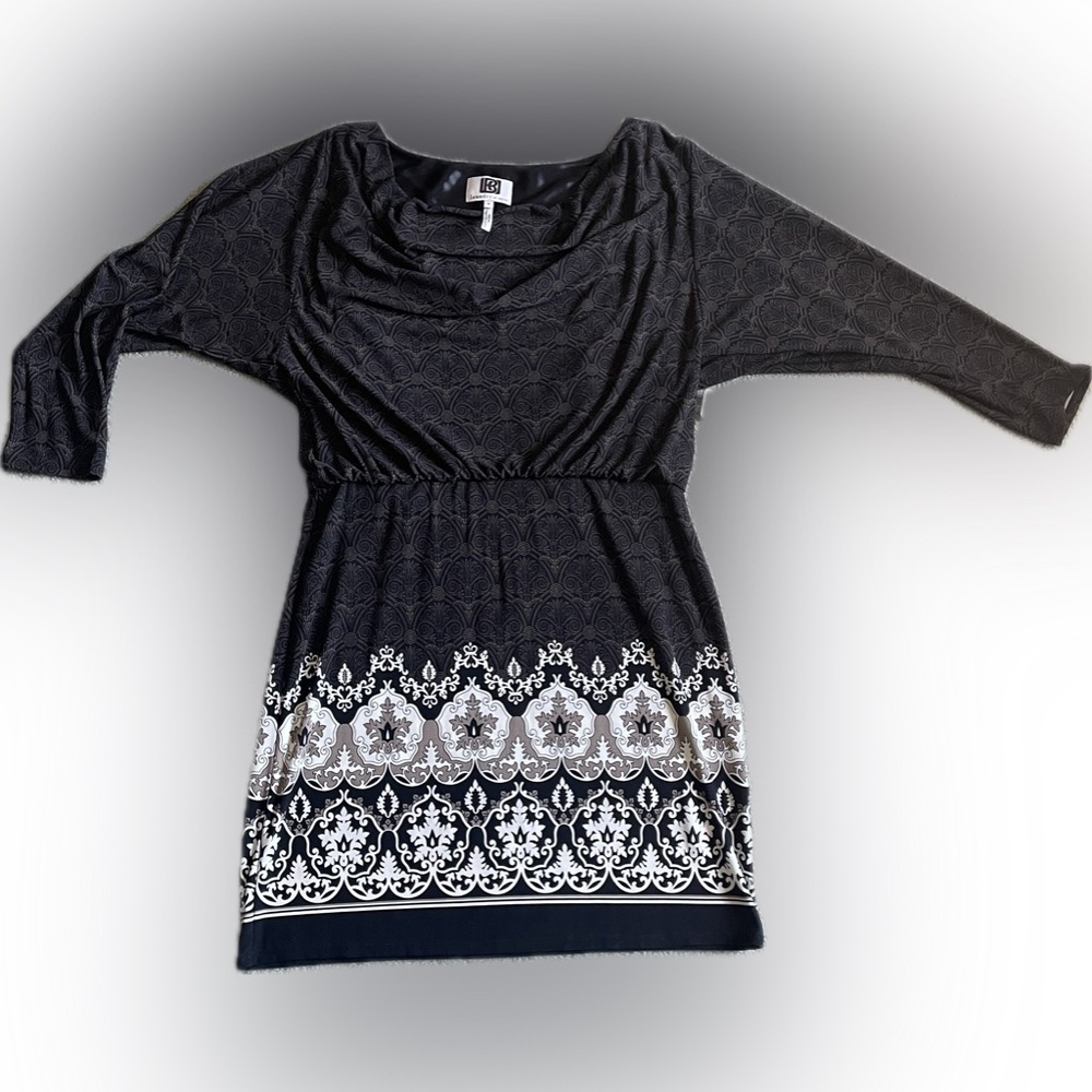 Brand new Laundry by design high neckline, stretchy, lined dress. Classy comfort